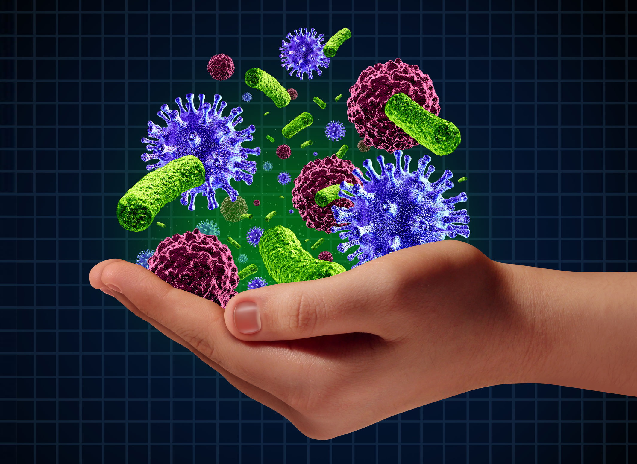 Иммунная система бактерий. Инфекционные болезни. Вирусы и микробы. Бактерии на руках. Микробы инфекции.