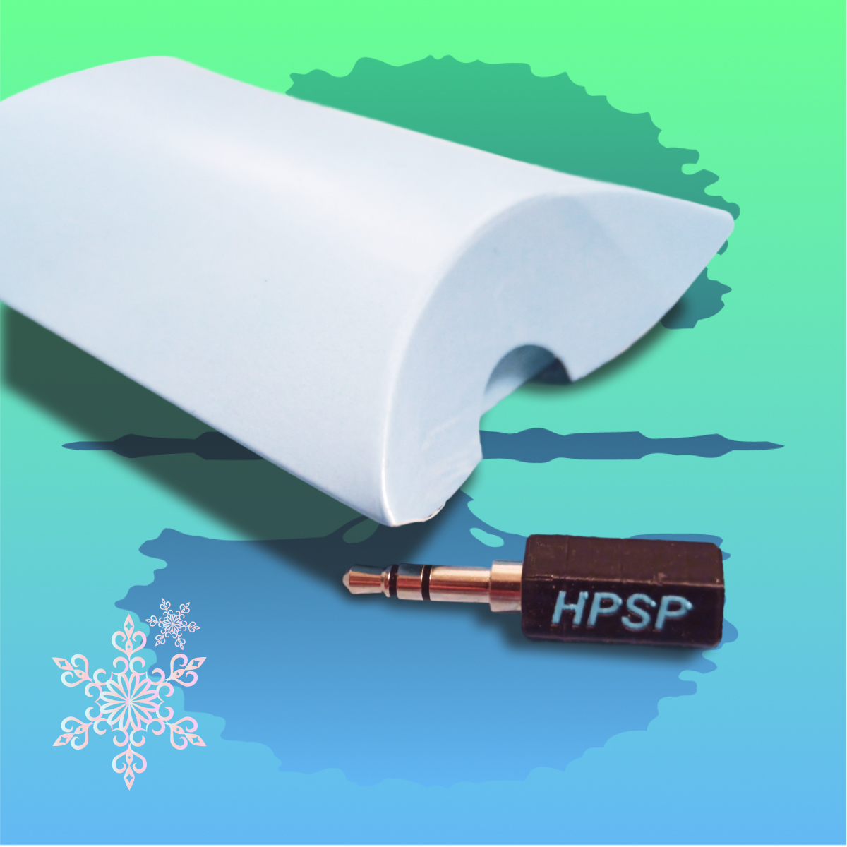 антенка с коробочкой снег